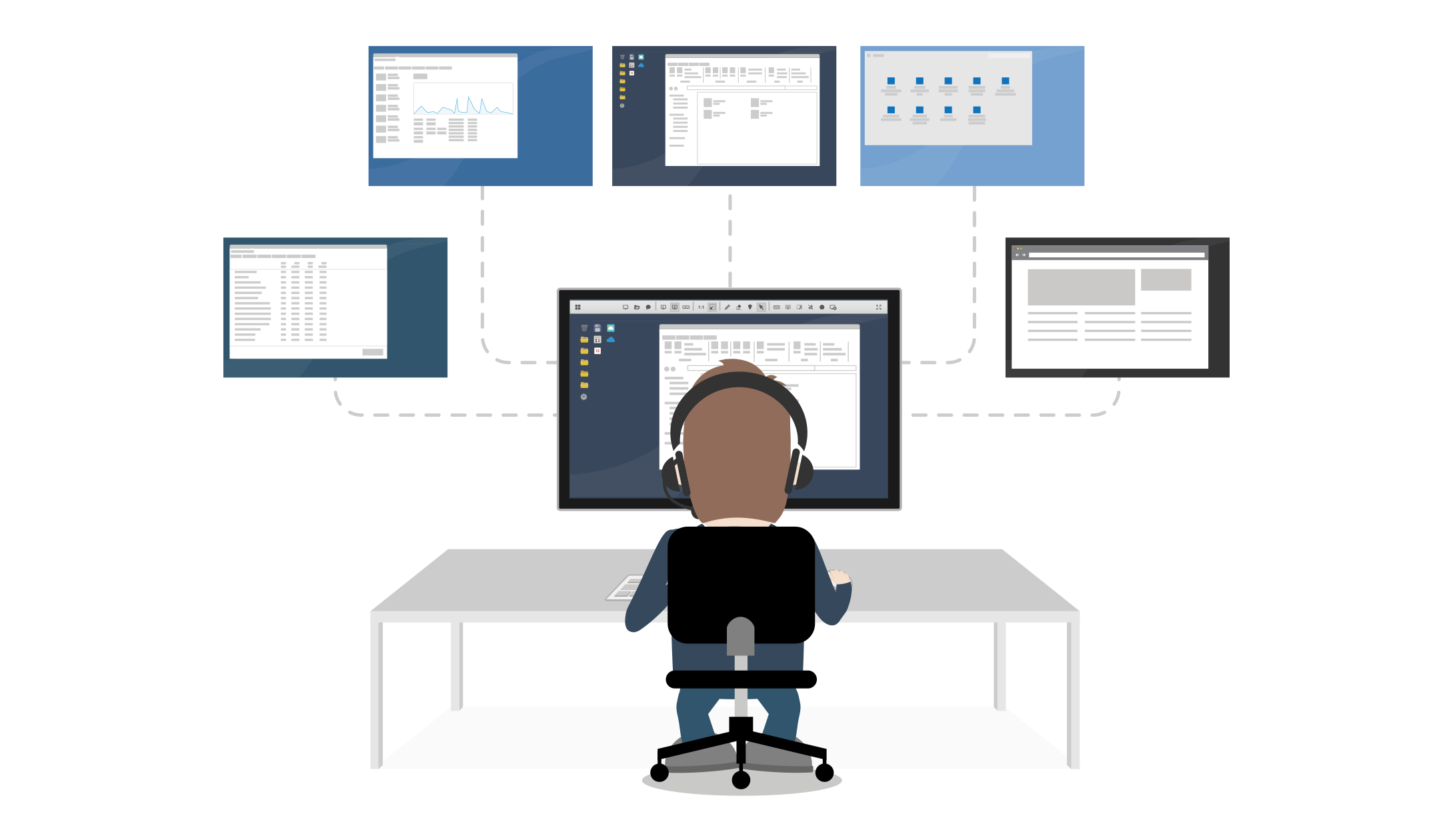 Remote desktop software allows you to control remote computers and mobile devices anywhere in the world from your office.