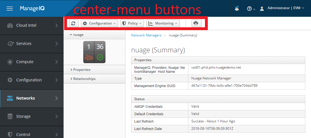 It&rsquo;s now possible to customize center-menu buttons from within the provider codebase.
